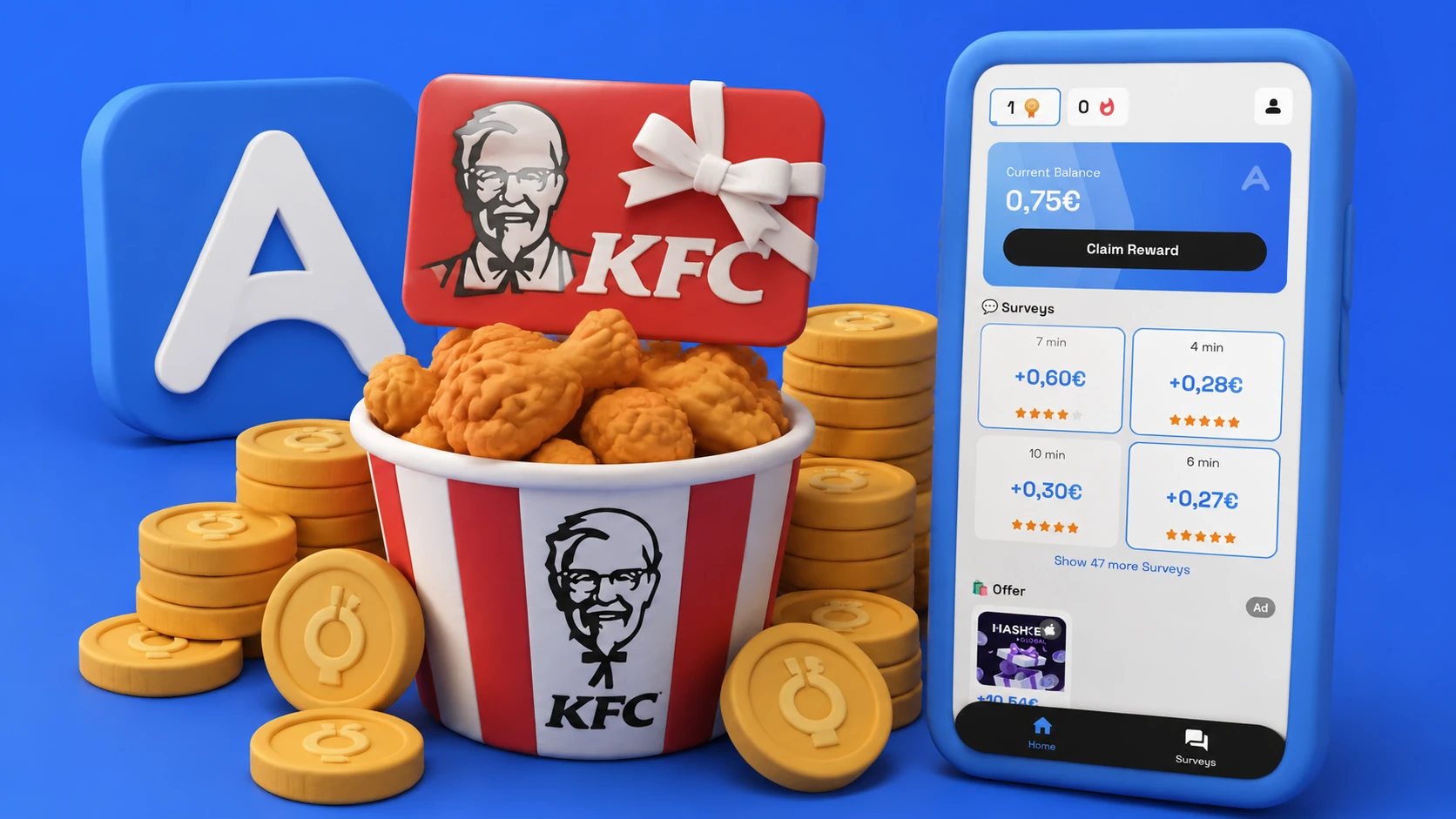 Tarjeta regalo de KFC gratis: pollo cubierto desde 5 €