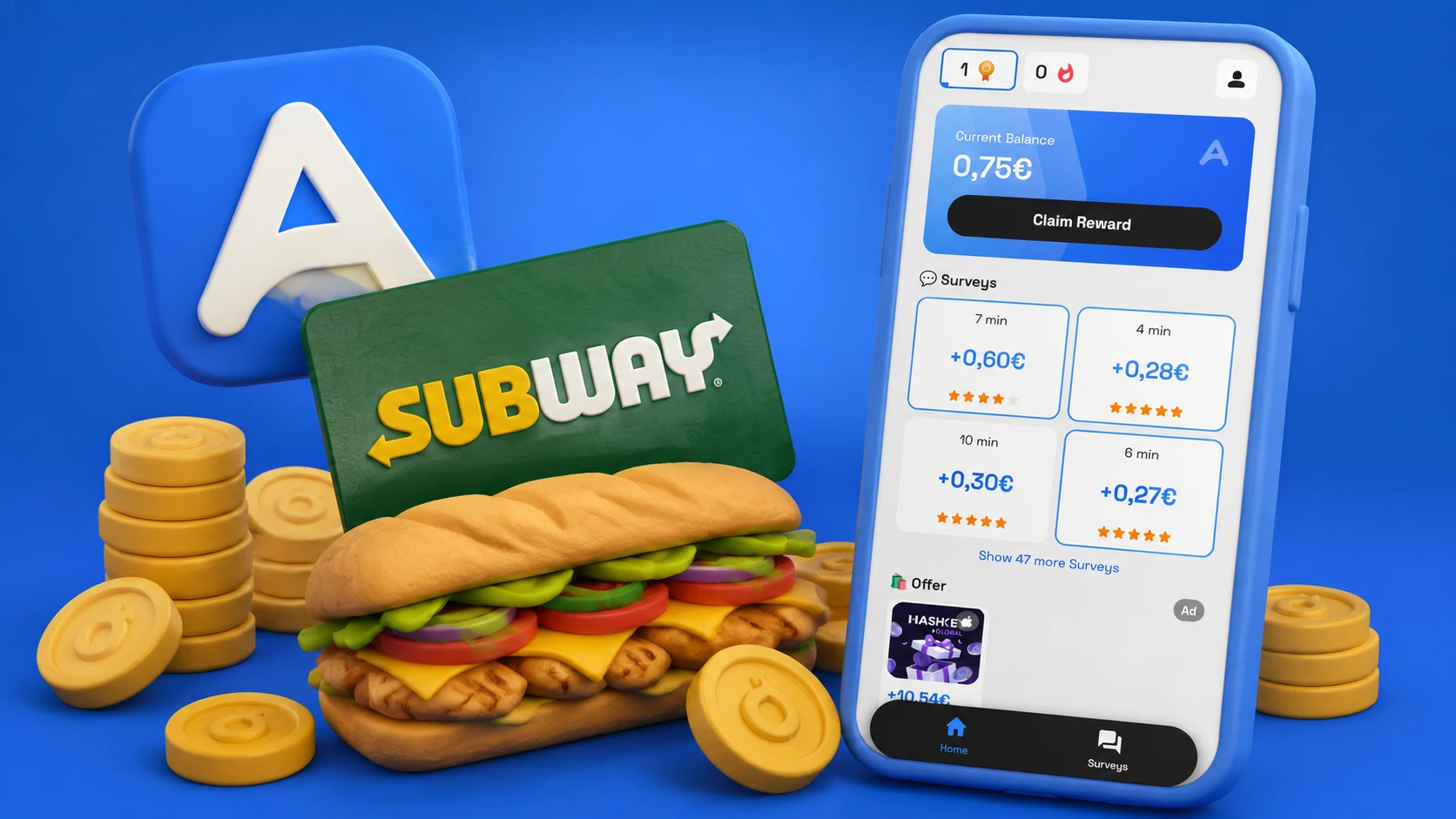 How to Get a Free Subway Gift Card