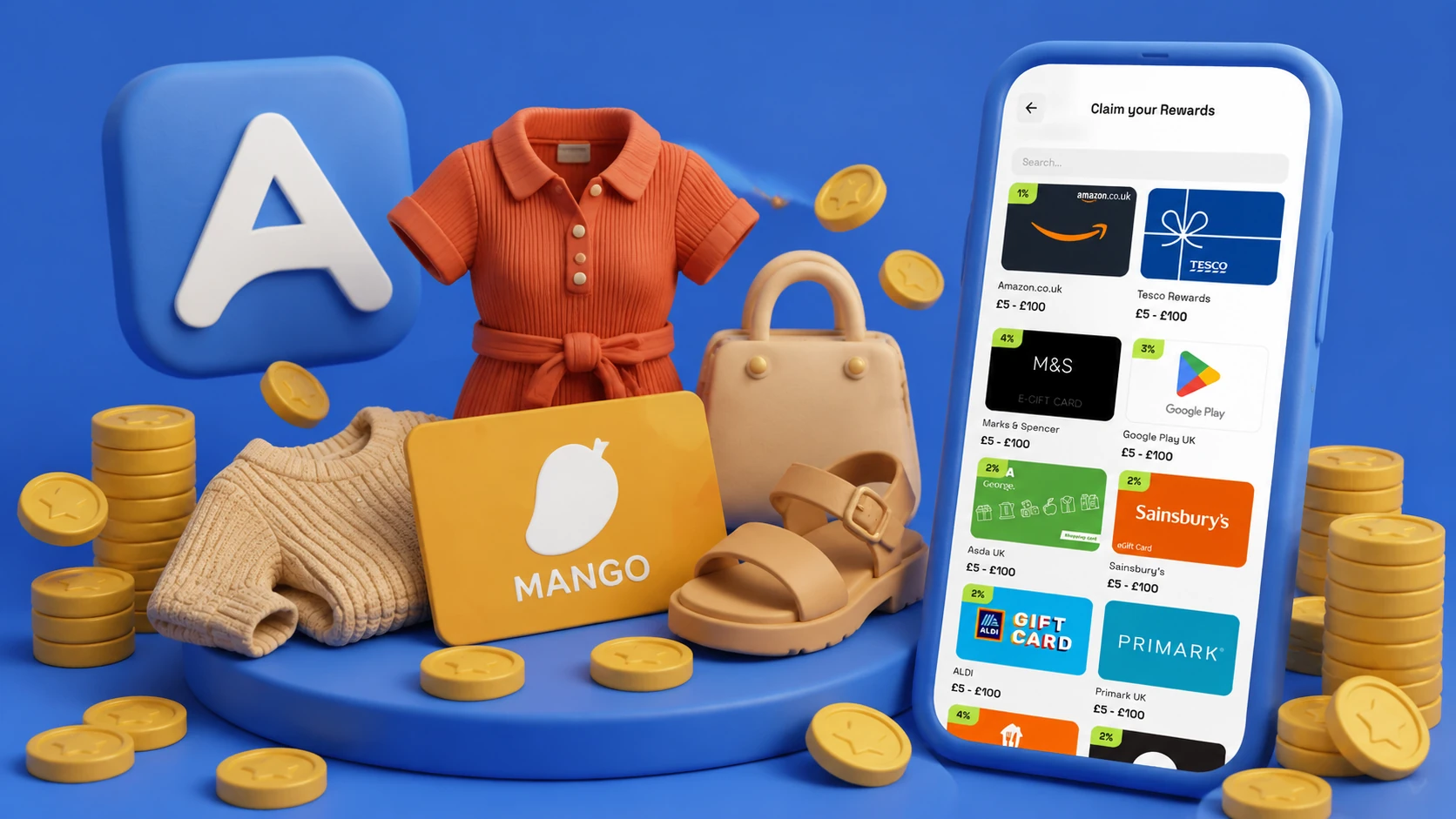 Tarjeta regalo de Mango gratis: una marca de aquí, ropa al alcance